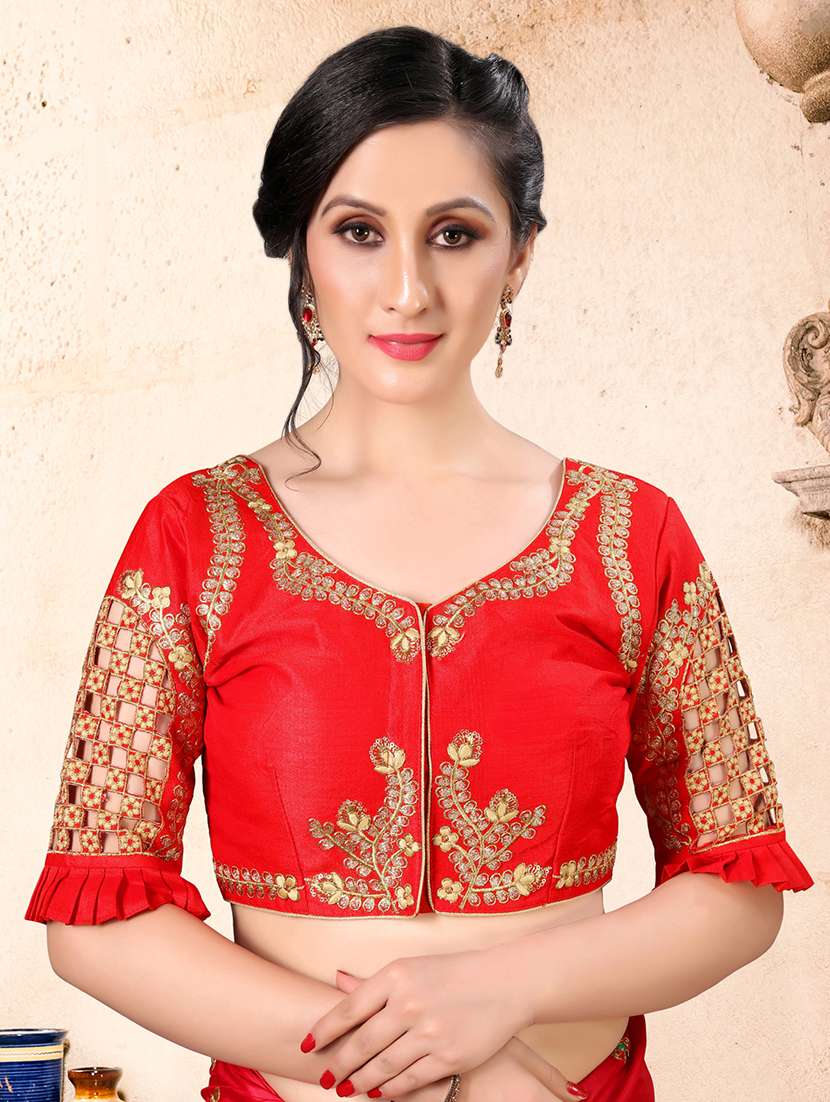 gold embroidered blouse