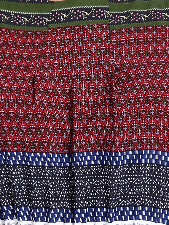 round neck pocket detail flared dress - 16389485 - Standard Image - 4