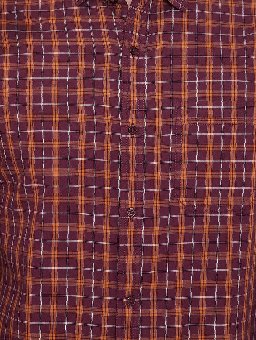 red checkered casual shirt - 16396857 - Standard Image - 4