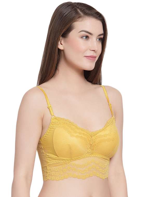 lightly padded laced bralette - 16396923 -  Standard Image - 1