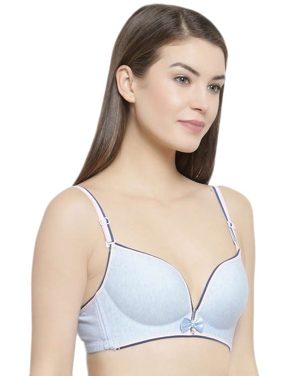 bow patch t-shirt bra - 16396986 -  Standard Image - 1