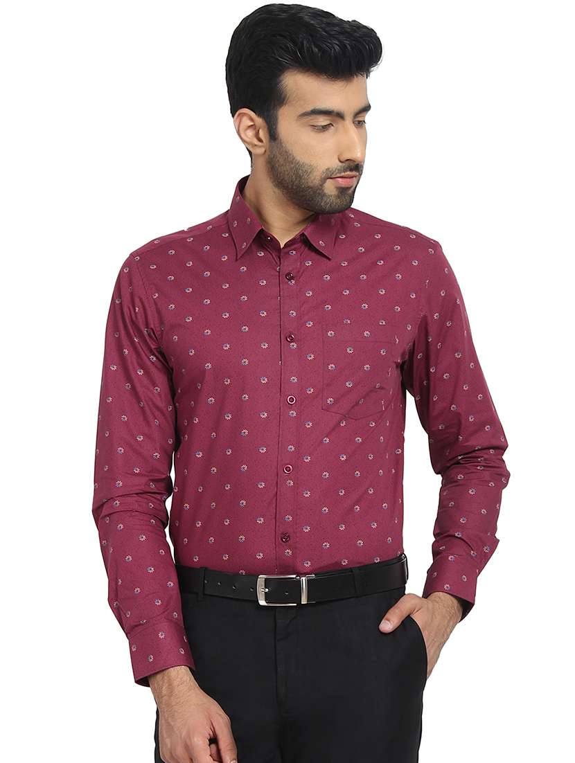 mens geometric casual shirt