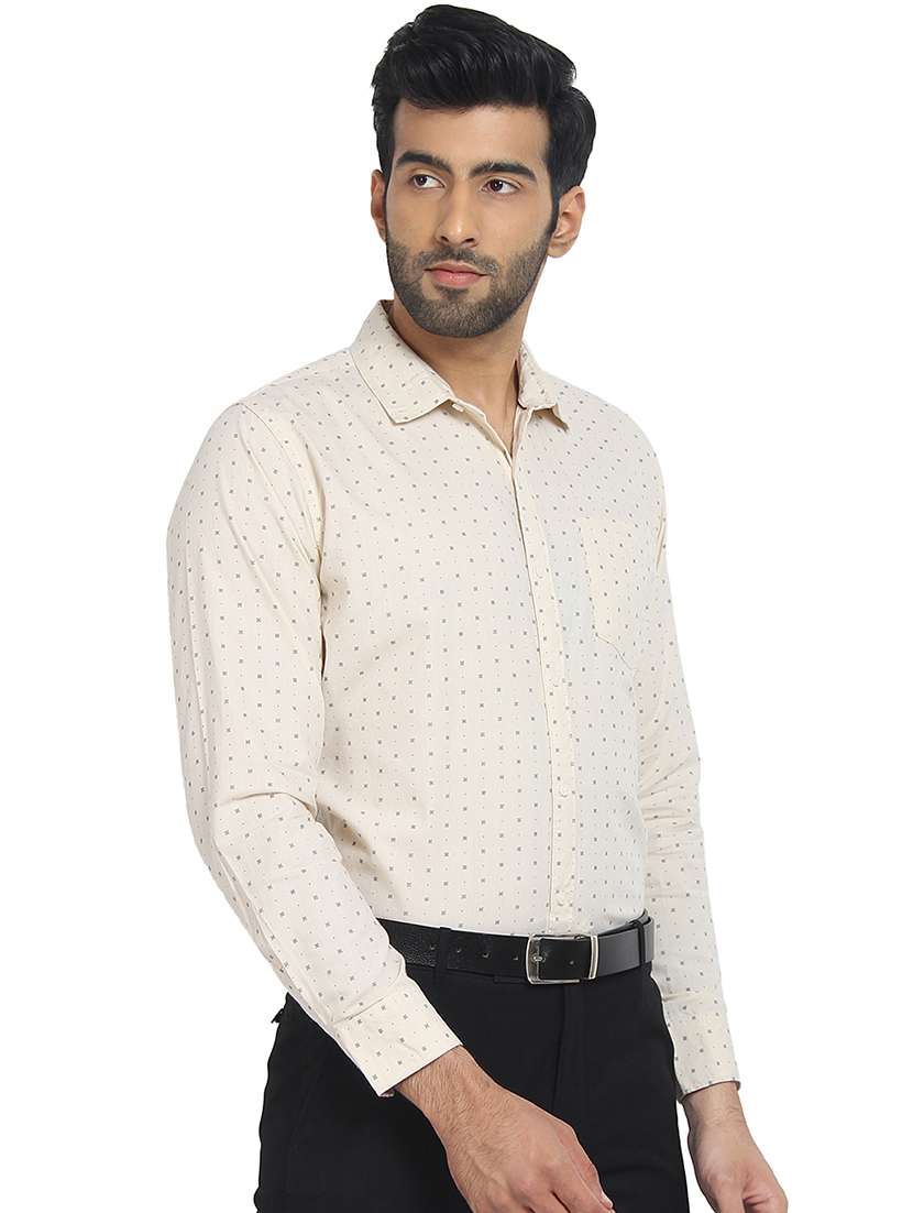 white cotton formal shirt - 16399623 -  Standard Image - 1