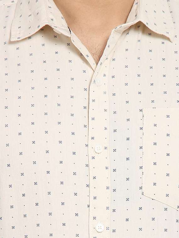 white cotton formal shirt - 16399623 - Standard Image - 4