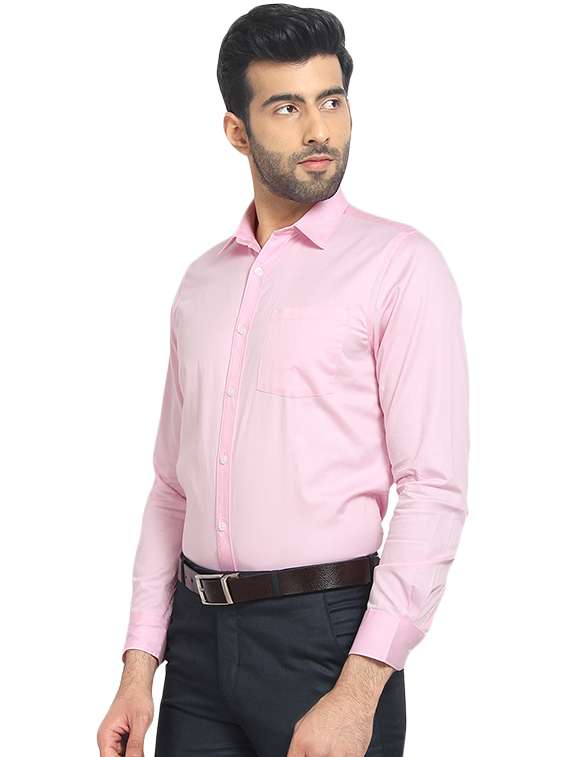 mens solids formal shirt - 16399672 -  Standard Image - 1