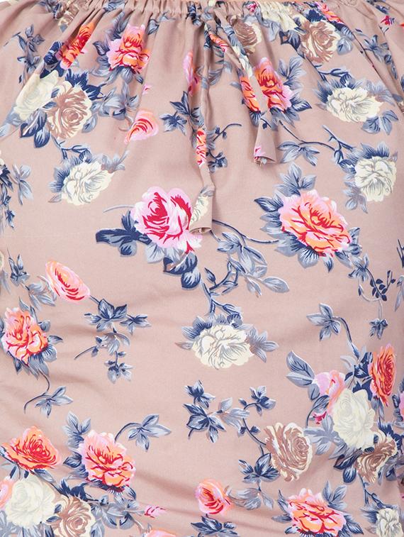 tie up neck floral top - 16401066 - Standard Image - 4