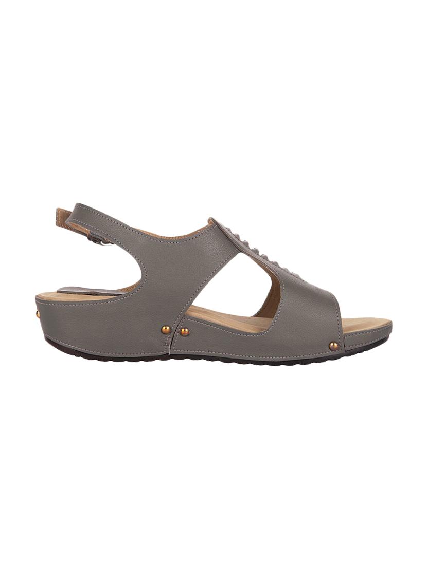 grey back strap sandals - 16401751 -  Standard Image - 1