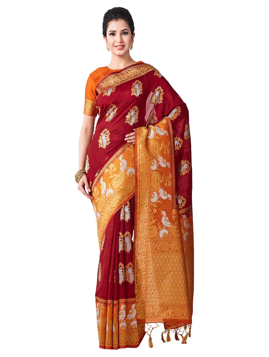 conversational kanjivaram saree