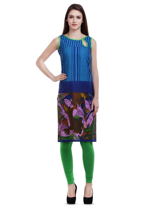 women's straight kurta - 16406854 - Standard Image - 0