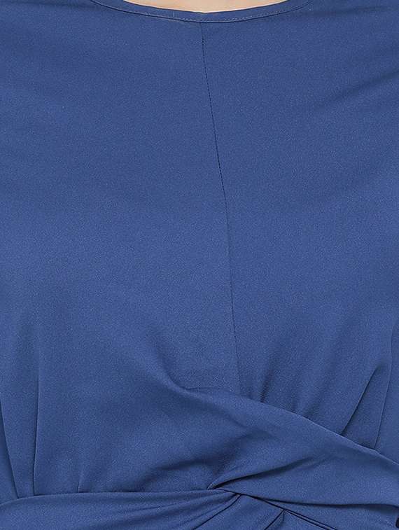 tie knot twist detail sheath dress - 16406947 - Standard Image - 4
