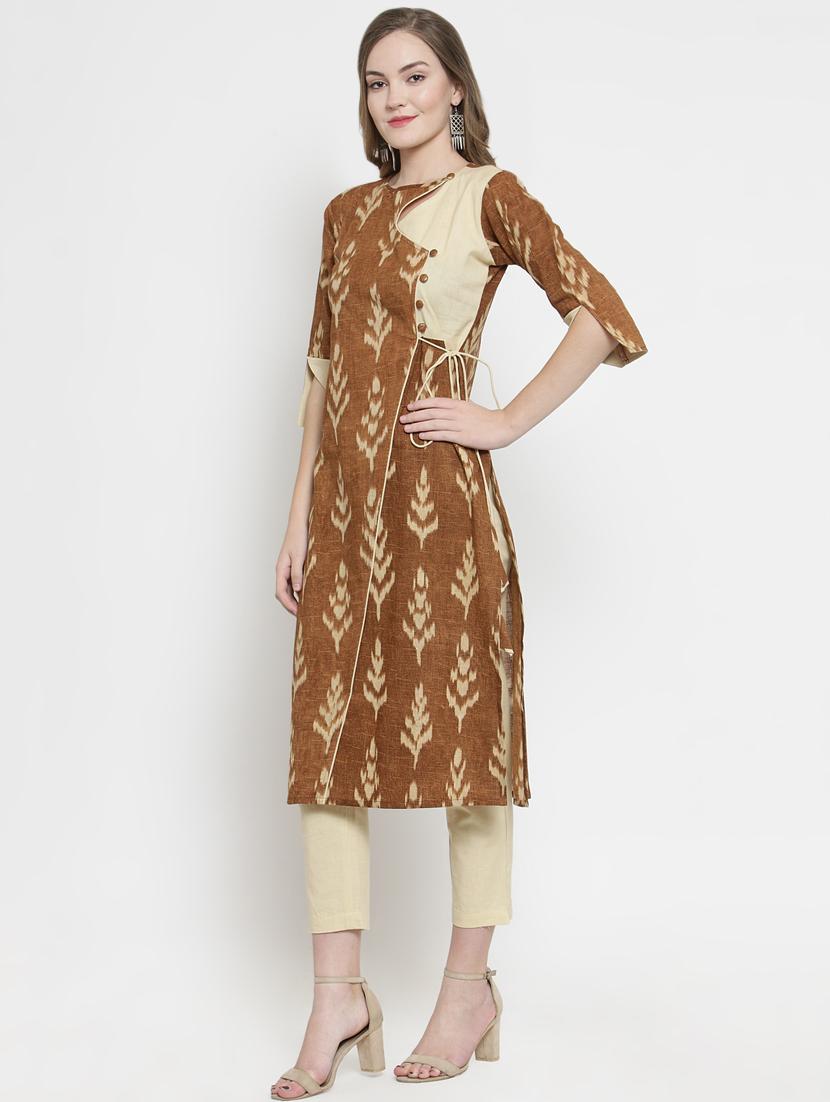 ikat kurta pant set - 16408163 - Standard Image - 1