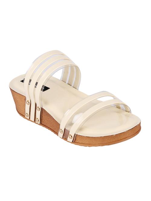 beige slip on wedges - 16409263 -  Standard Image - 0