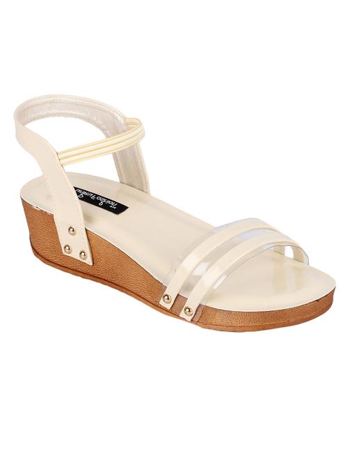 beige ankle strap wedges - 16409266 - Standard Image - 0