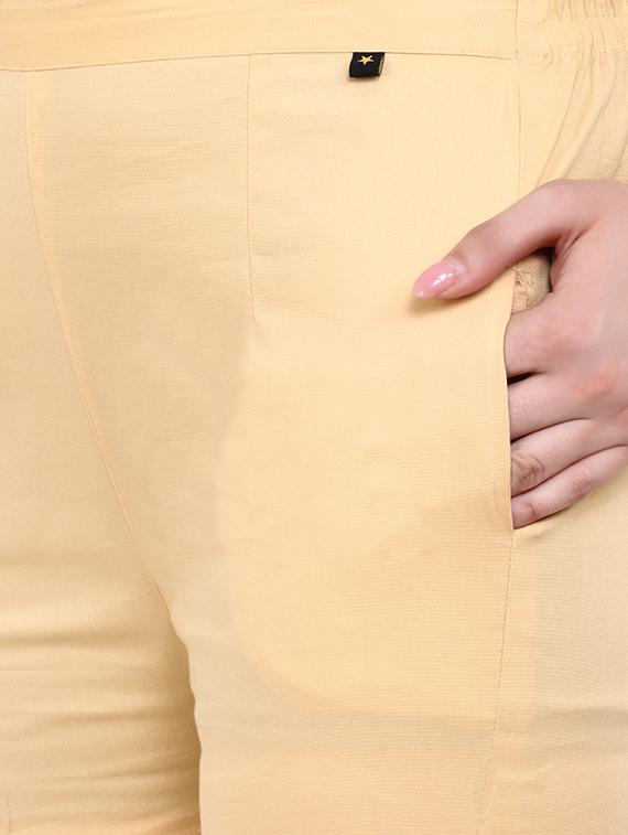 pocket detail flat front trousers - 16409340 - Standard Image - 4