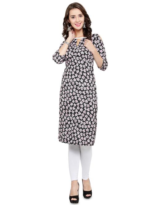 women's straight kurta - 16417599 - Standard Image - 0