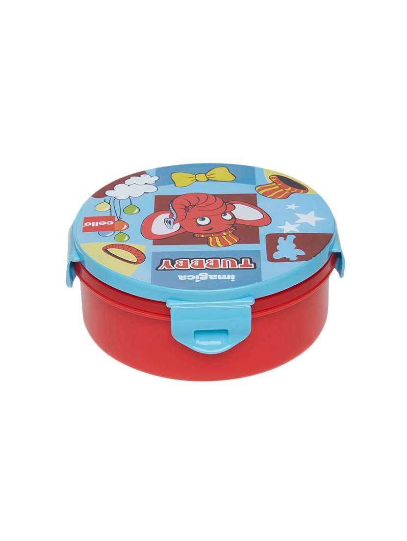 red plastic lunch box - 16420891 -  Standard Image - 1