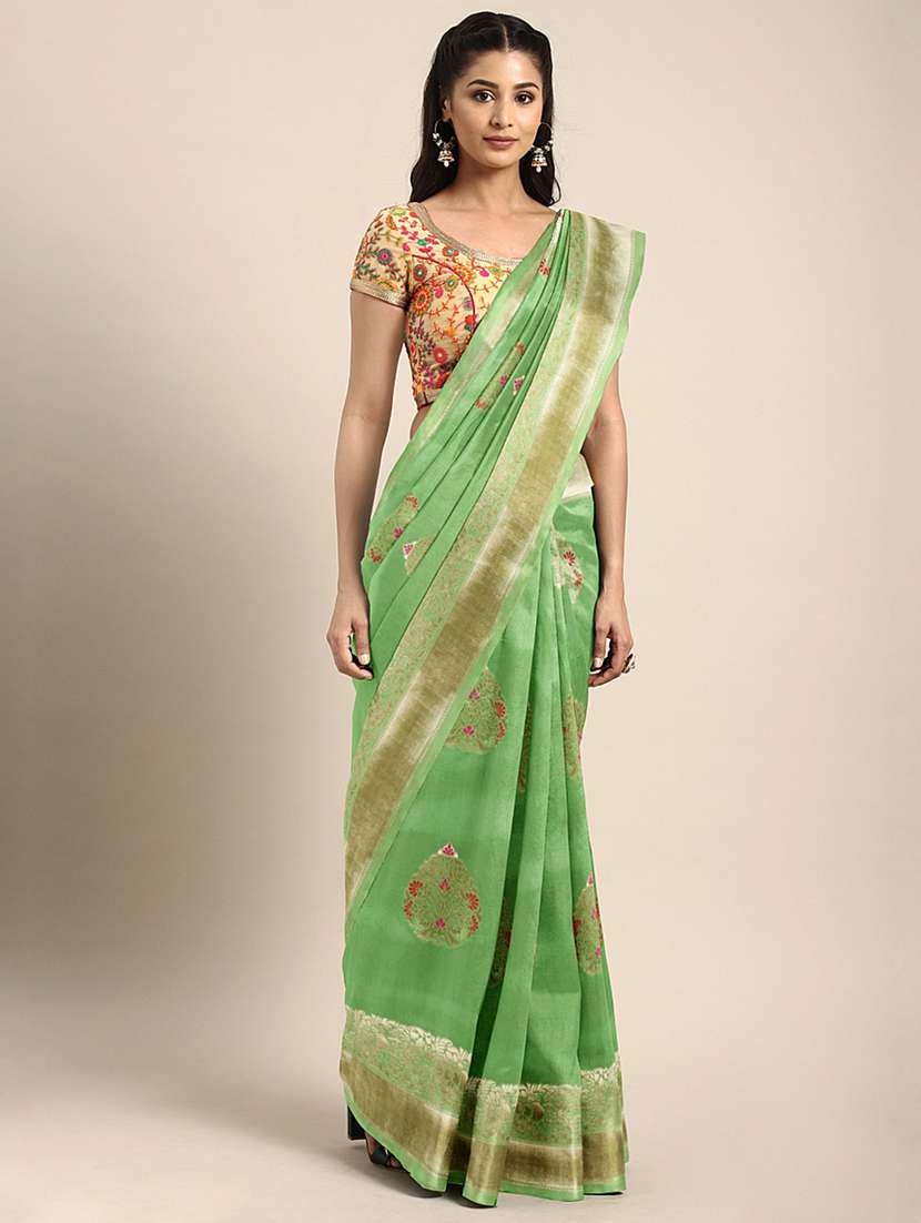 zari motifs kanjivaram saree with blouse