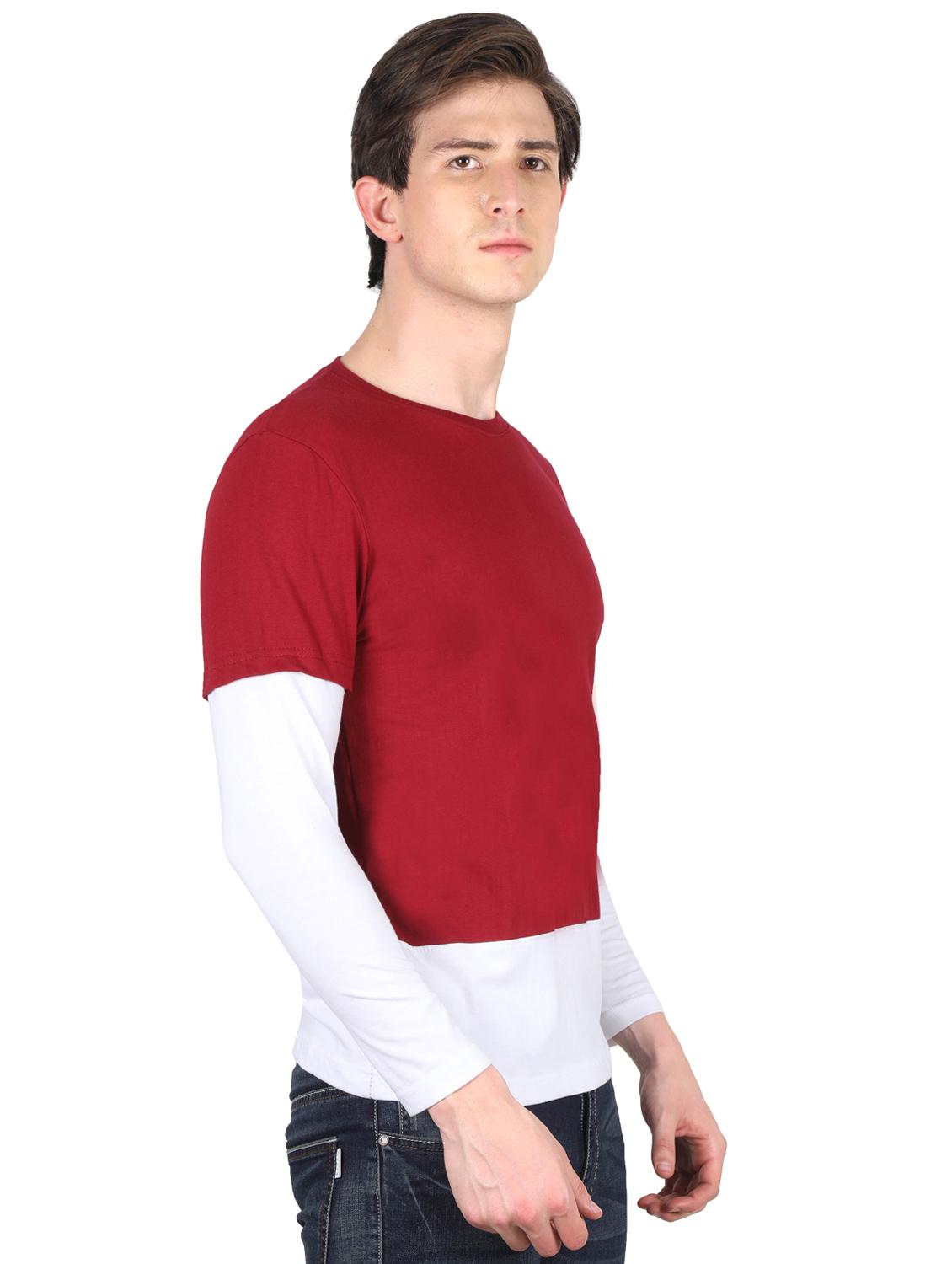 red cut & sew t-shirt - 16421374 -  Standard Image - 1