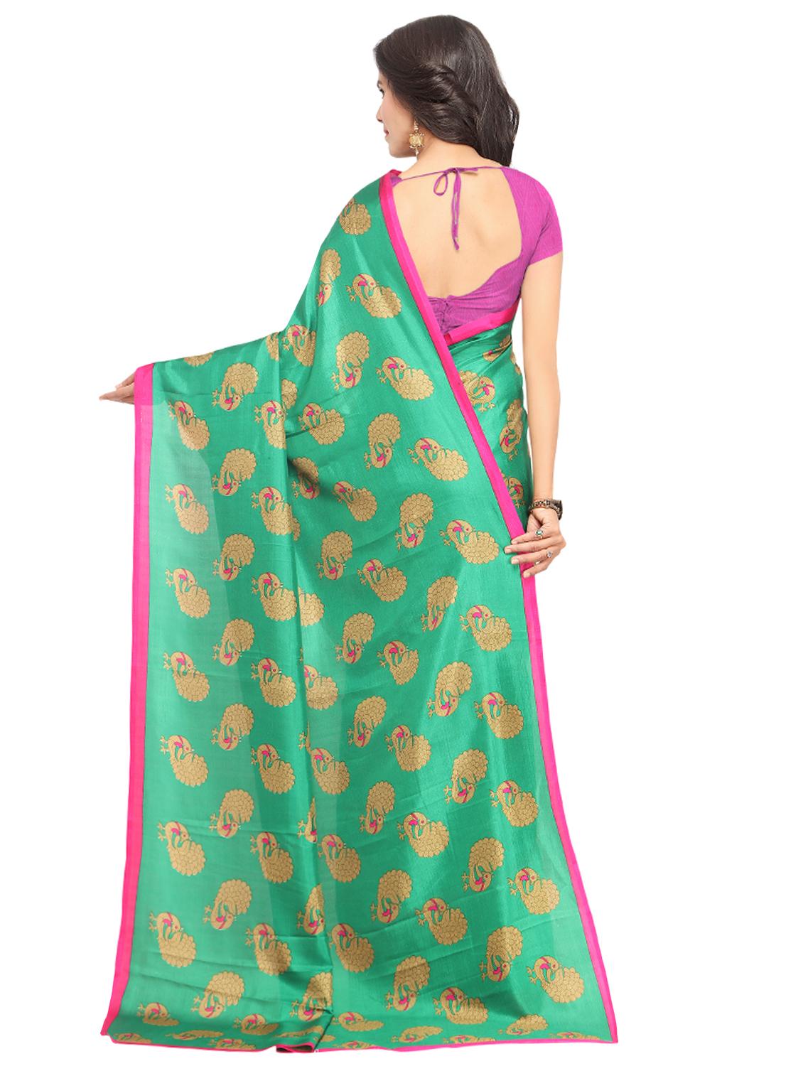 conversational mysore silk saree with blouse - 16422145 - Standard Image - 1
