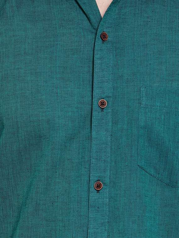 mens solid casual shirt - 16424758 -  Standard Image - 4