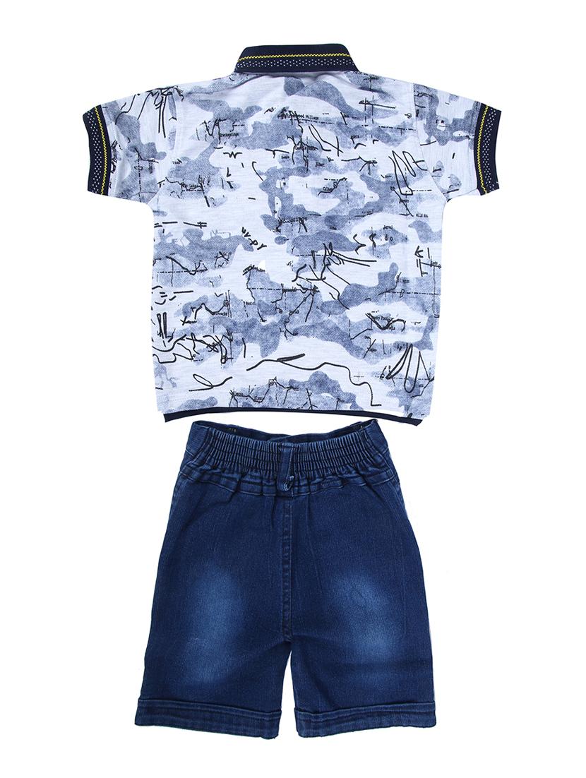 yellow cotton shorts set - 16428362 - Standard Image - 1