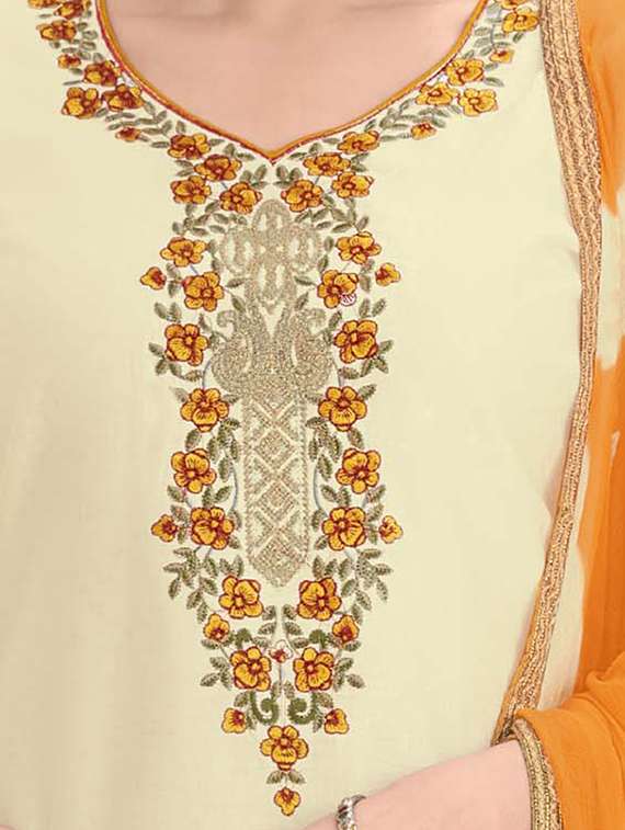 embroidered unstitched suit - 16428578 -  Standard Image - 1
