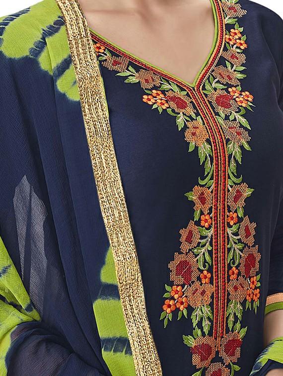 embroidered unstitched suit - 16428579 -  Standard Image - 1