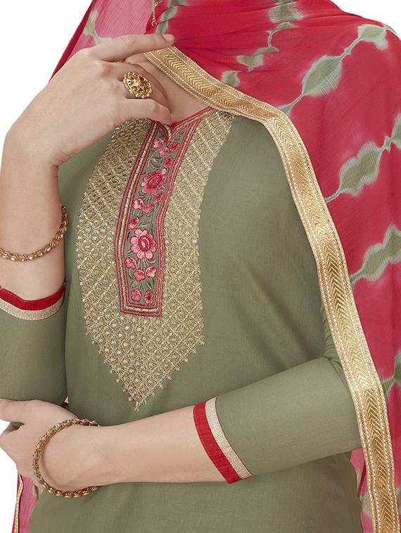 embroidered unstitched suit - 16428580 -  Standard Image - 1