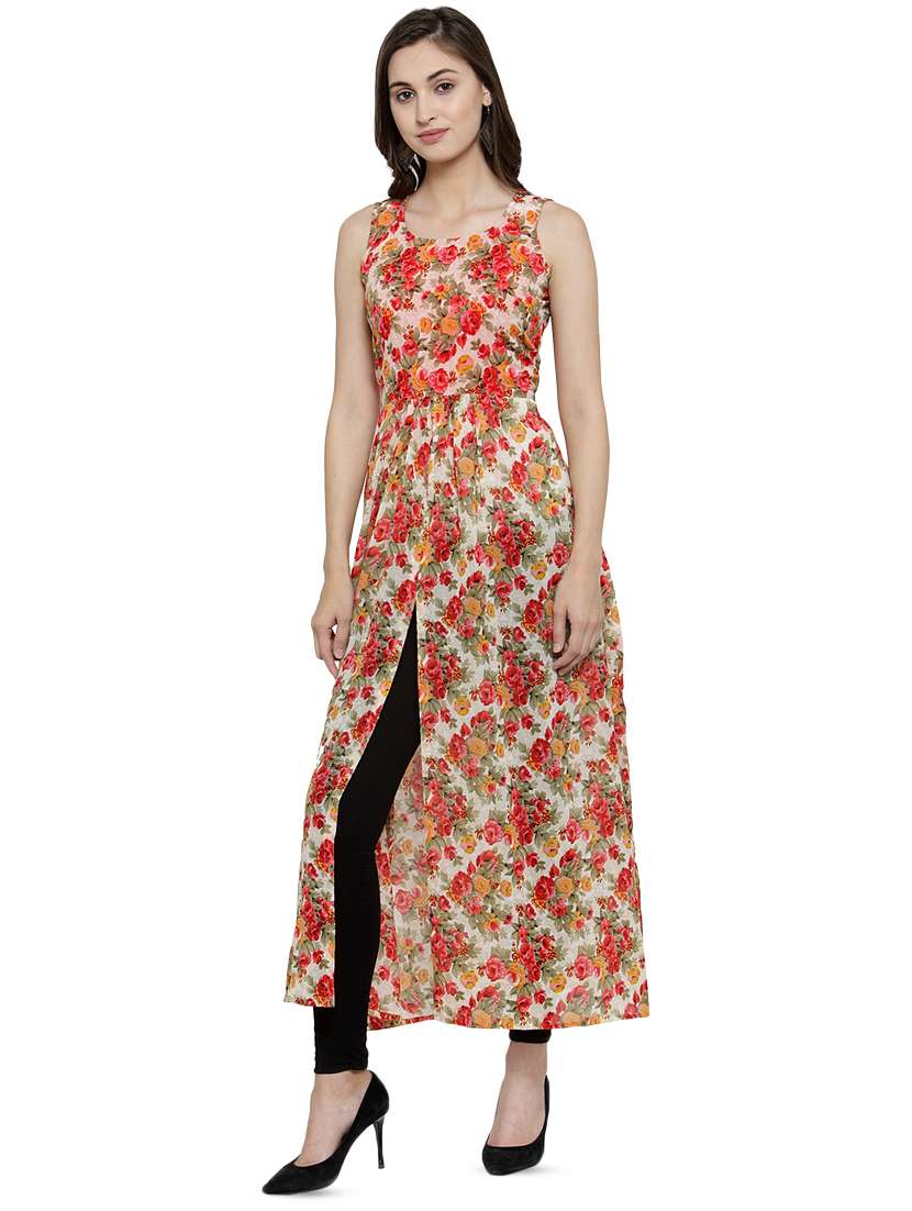 women's front slit kurta - 16430778 -  Standard Image - 1