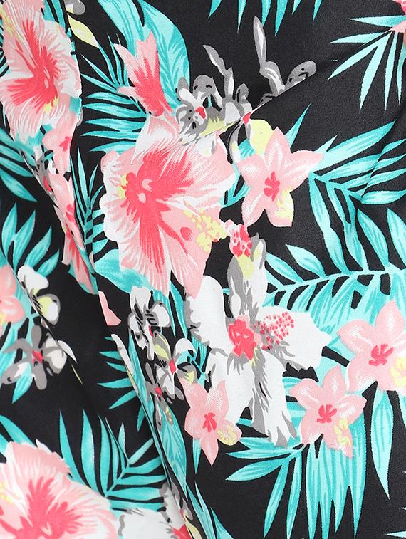 floral printed flared palazzo - 16432747 - Standard Image - 4