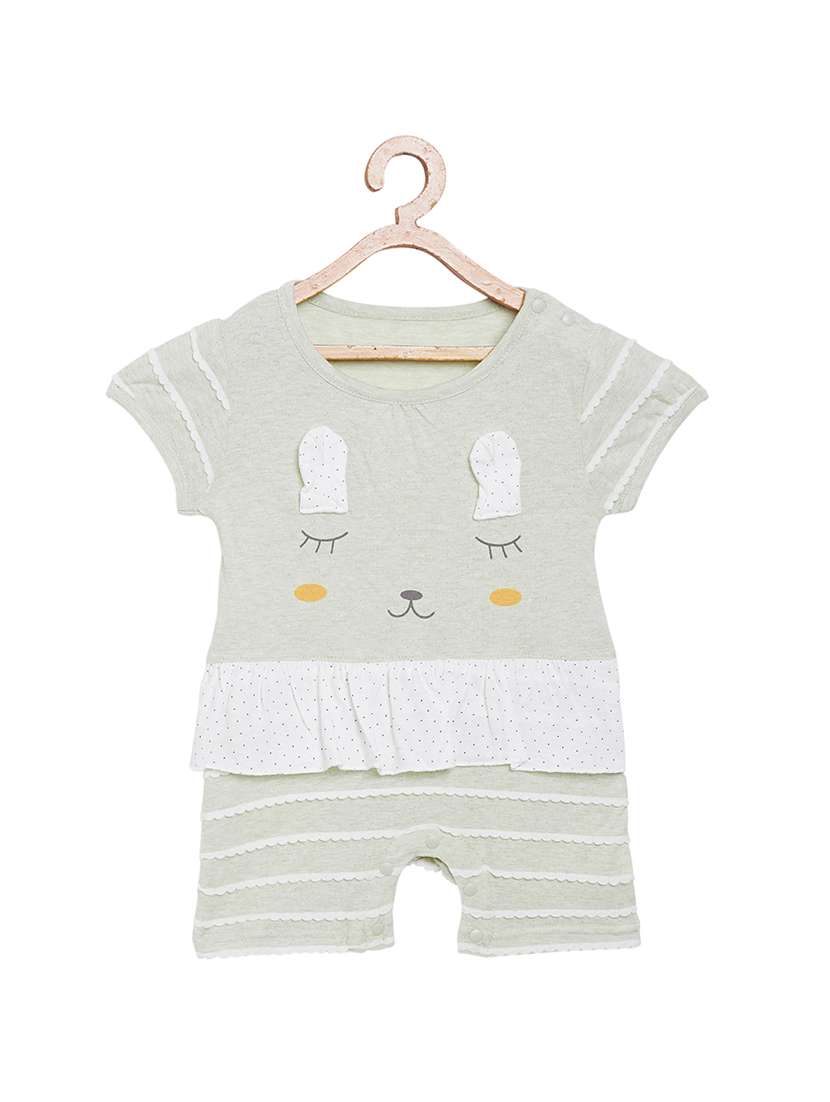 grey cotton romper