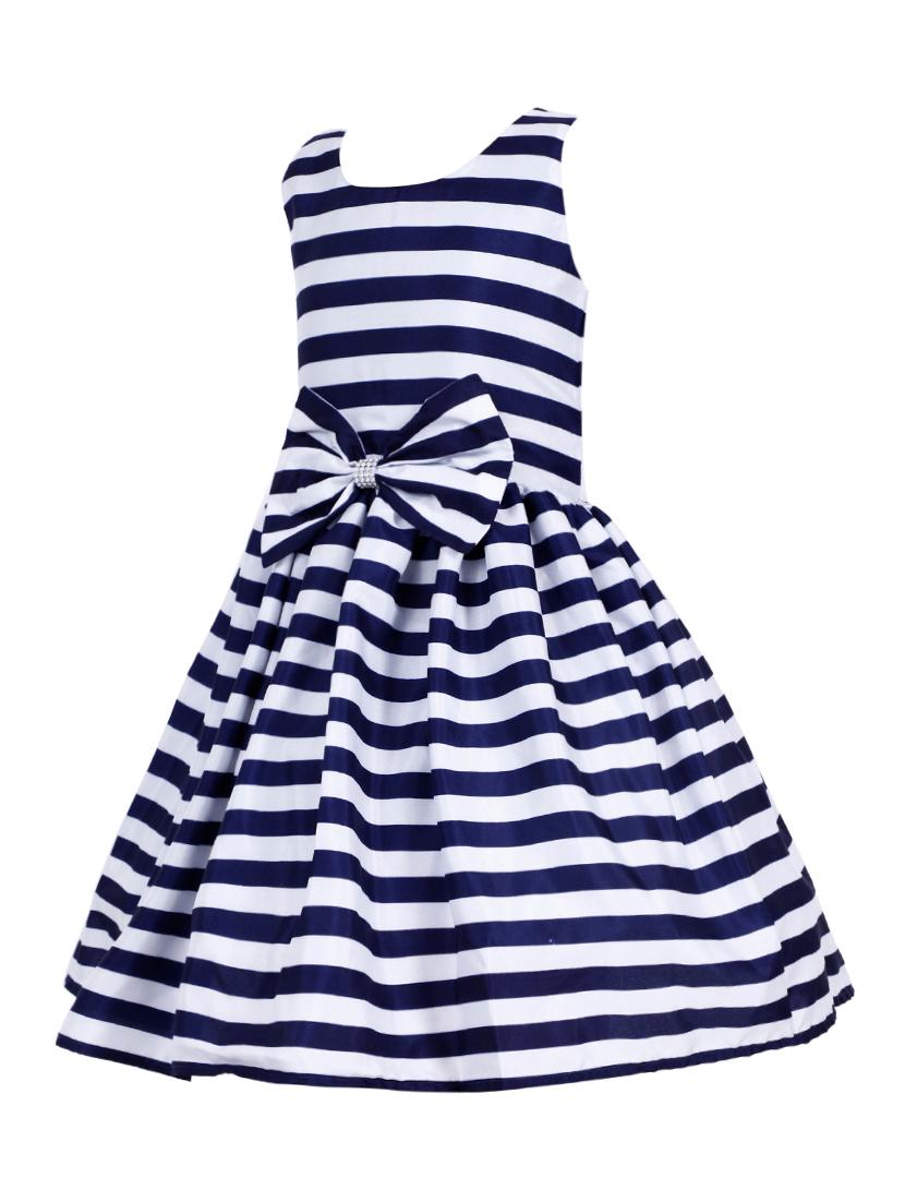 blue crepe frock - 16435194 - Standard Image - 1