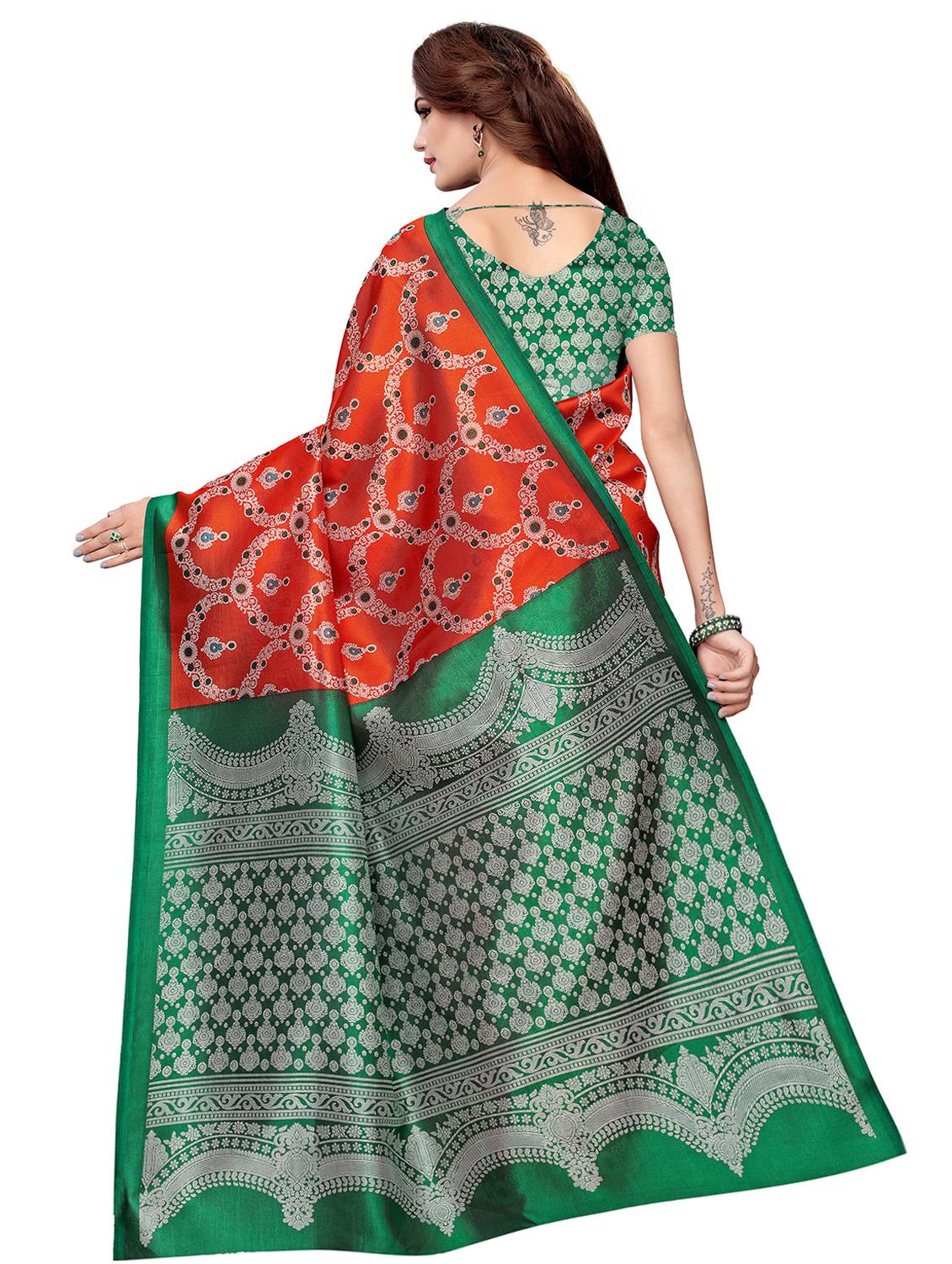 floral mysore silk saree with blouse - 16438598 -  Standard Image - 1