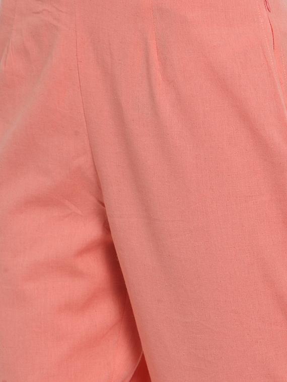 high rise solid trouser - 16438805 - Standard Image - 4
