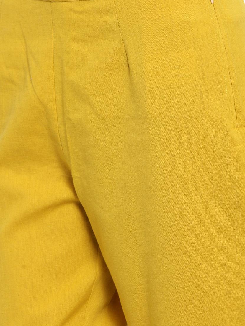 high rise solid trouser - 16438806 - Standard Image - 4