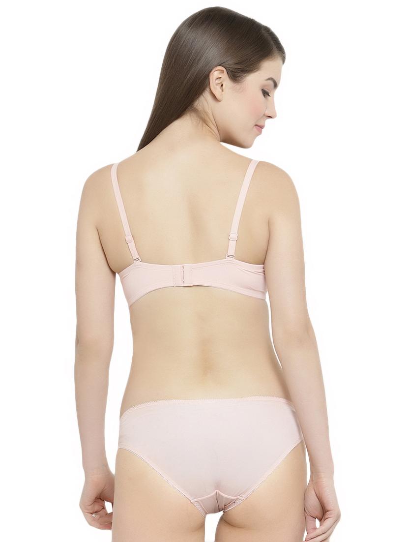 cutout detail bow knot bra and panty set - 16439466 - Standard Image - 1