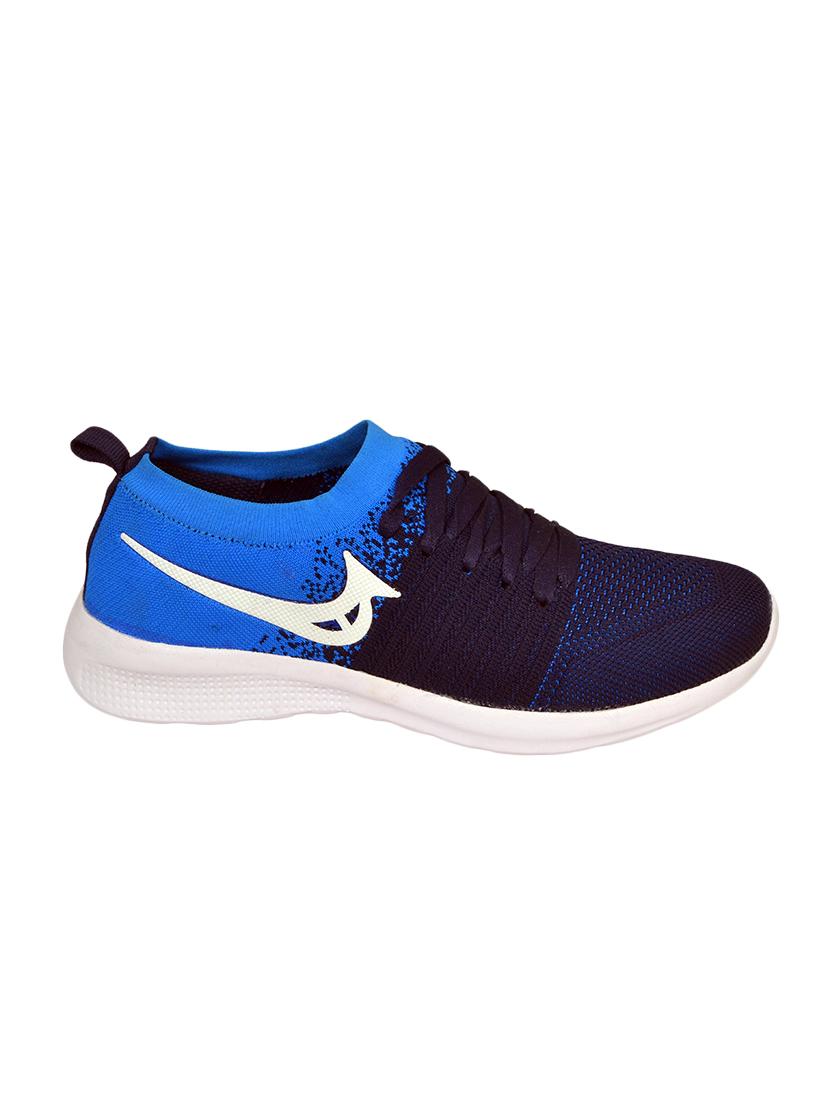 sukun blue fabric sport shoes - 16439502 -  Standard Image - 1