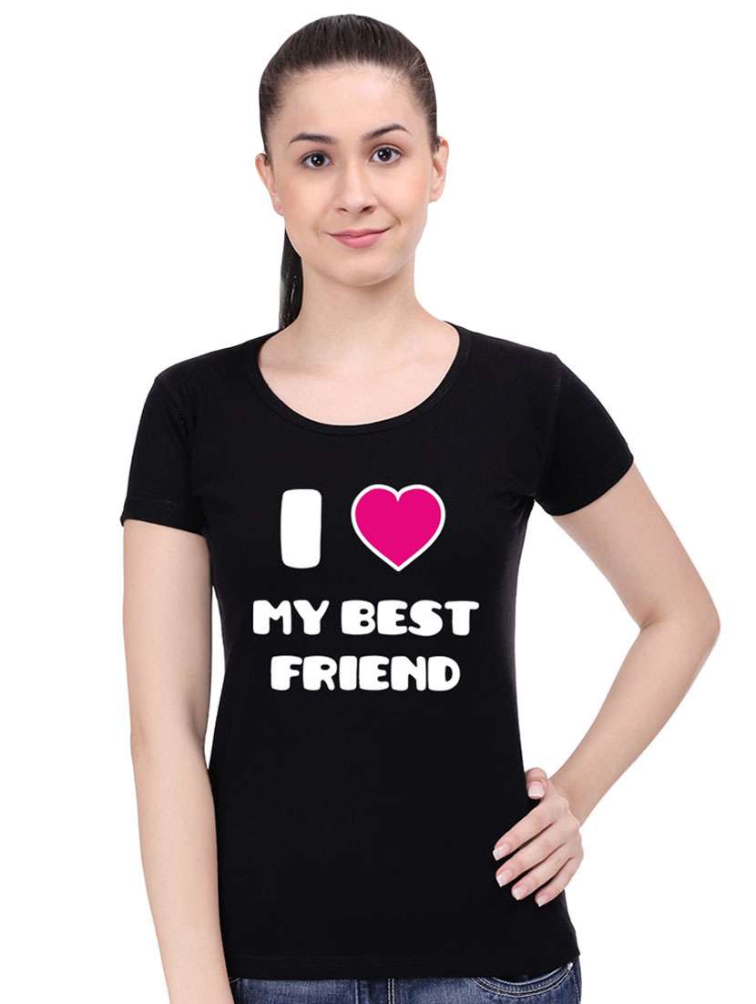 quirky print round neck tee 