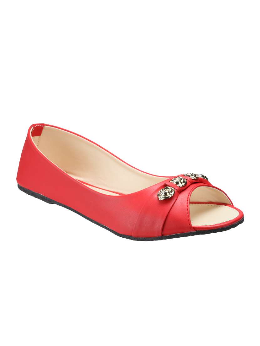 women red slip on ballerina - 16445159 -  Zoom Image - 0