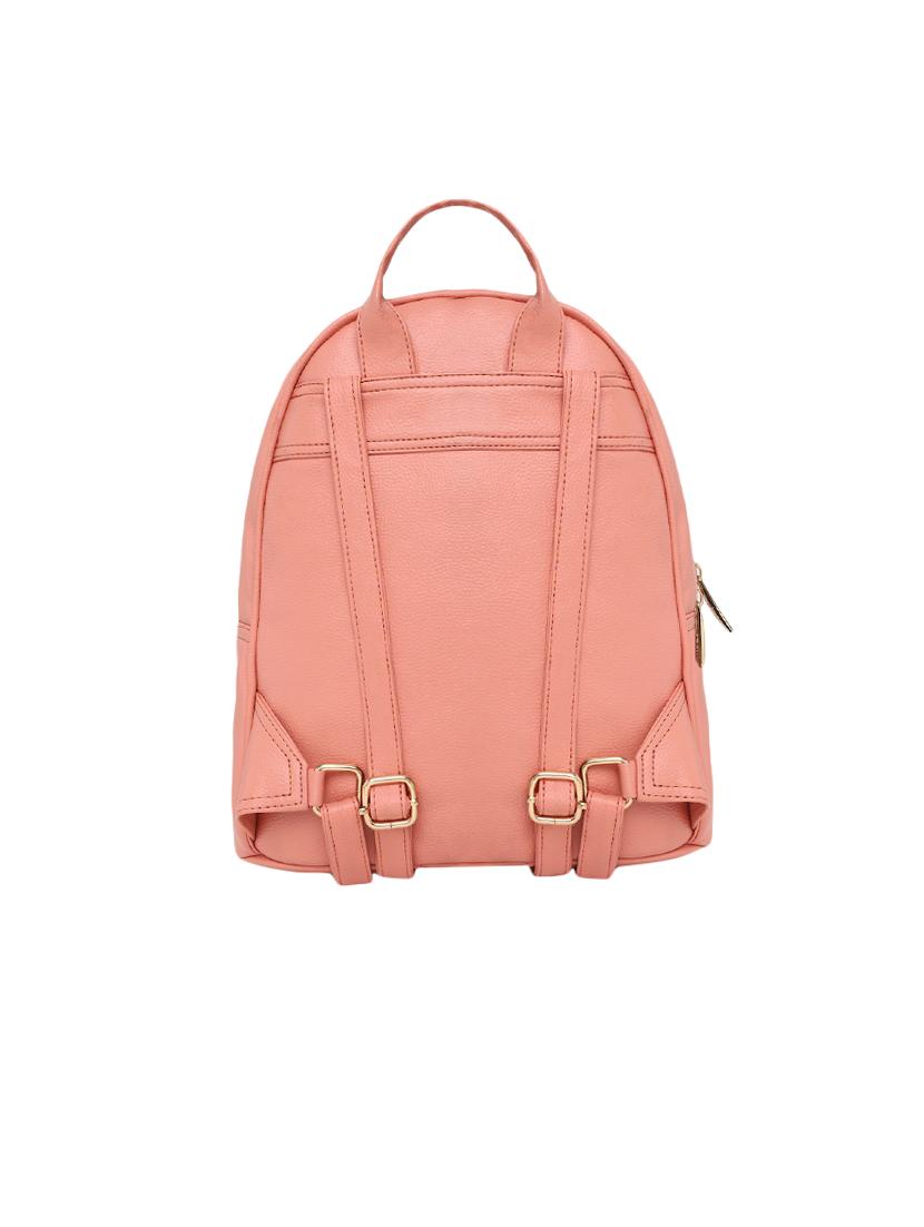 pink leatherette (pu) regular backpack - 16447147 - Standard Image - 1