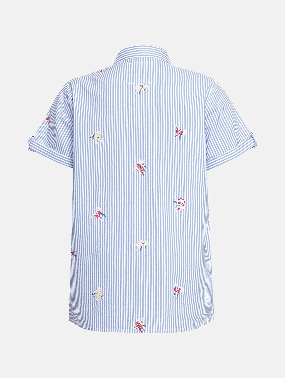 pocket patch striped shirt - 16448944 - Standard Image - 1
