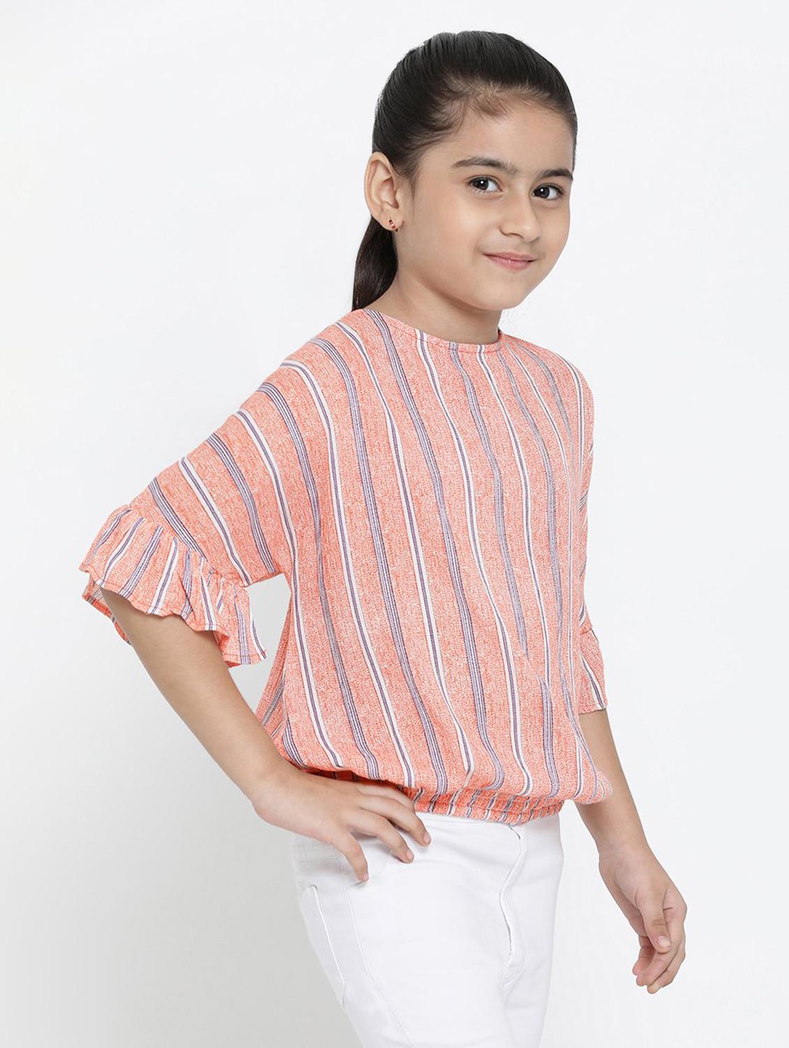 key hole back bell sleeved top - 16448962 -  Standard Image - 1