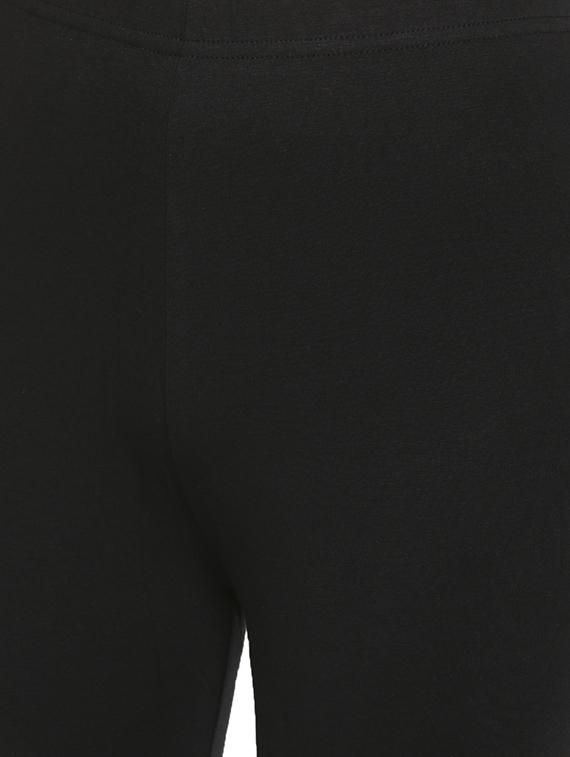 black solid churidar - 16449103 - Standard Image - 4