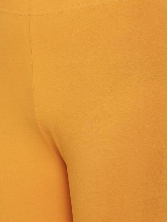 orange solid churidar - 16449108 - Standard Image - 4