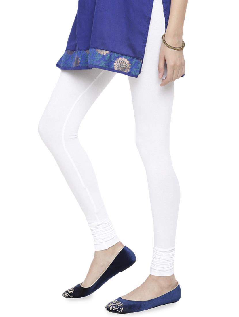 white solid churidar - 16449112 - Standard Image - 1