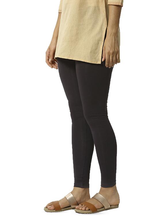 grey solid churidar - 16449129 -  Standard Image - 1