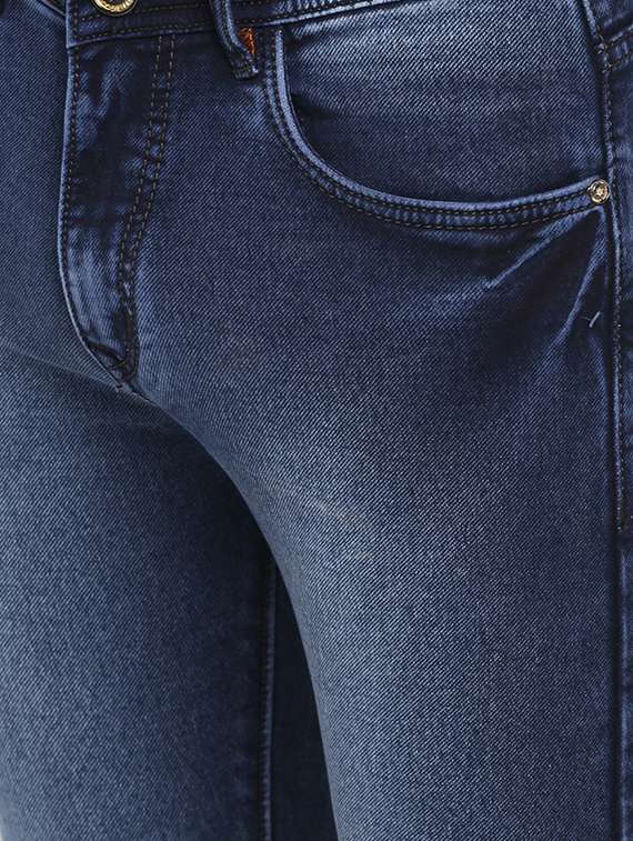 mens slim fit plain jeans - 16449205 - Standard Image - 4