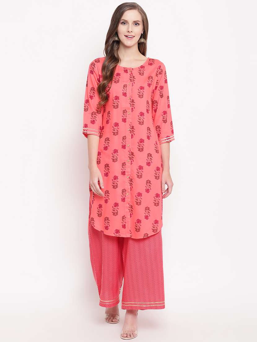 floral kurta palazzo set