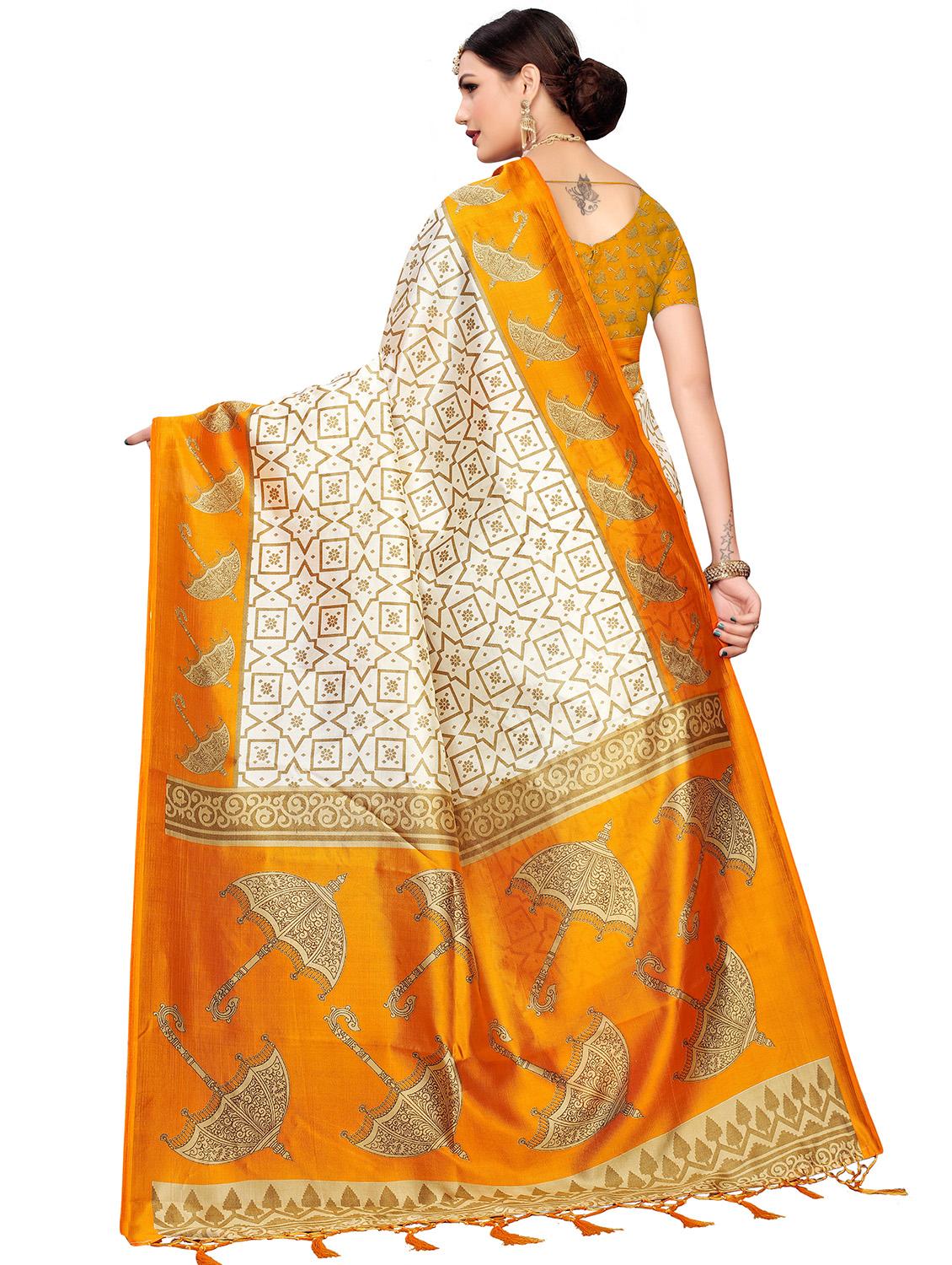 yellow art silk mysore saree with blouse - 16457273 -  Standard Image - 1