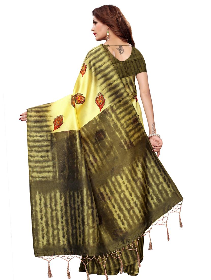 conversational printed saree with blouse - 16460018 -  Standard Image - 1